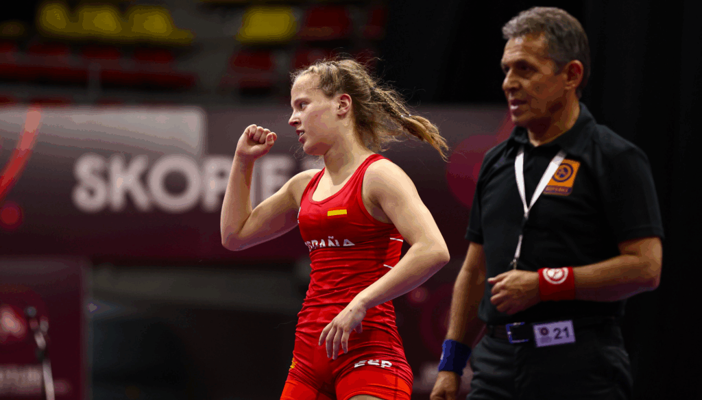 Sheila roza el podio y Zholtikova hace soñar de nuevo a la delegación 2 Nadia Zholtikova, tras ganar a Bulgaria en octavos de final