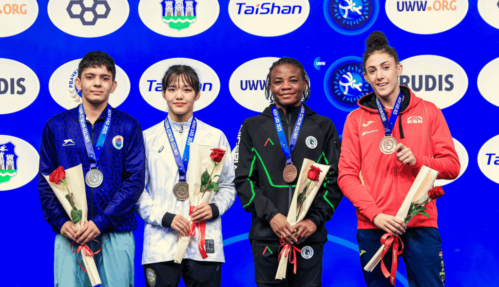 Carla Jaume logra el bronce en el Mundial U23 y firma otro año histórico 2 Carla, en el podio del Mundial con la medalla de bronce (UWW)