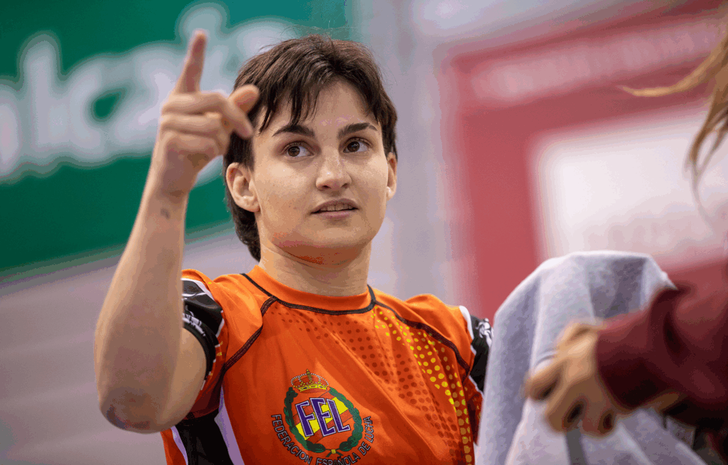 España viaja a Serbia con 15 atletas para el Mundial Senior de Grappling 1 Carlota Prendes, favorita al oro en el Mundial, durante el pasado Campeonato de España