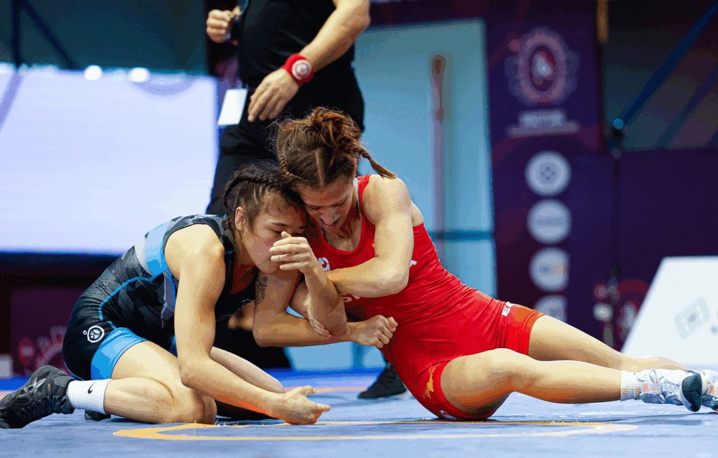 María Cazalla, en el último Campeonato de Europa