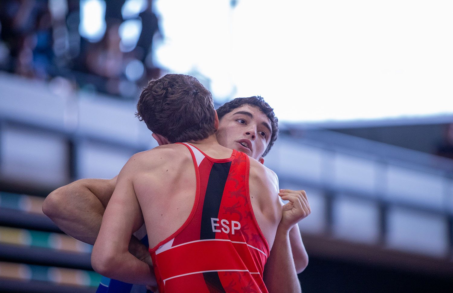 Front Page 5 Dos luchadores se enfrentan entre sí en el Nacional U15 de Langreo (Asturias)