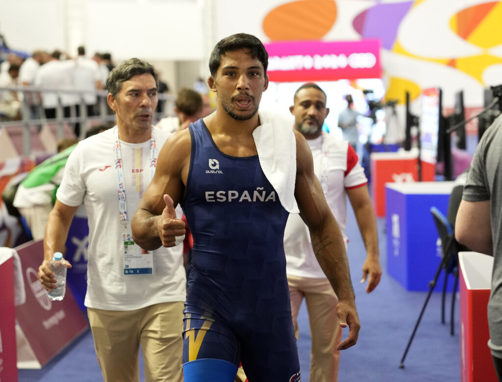 Carla y Lydia suman dos platas y elevan a tres las medallas en Taranto 4 Moha Mottaghinia, tras ganar su medalla de bronce en Martina Franca, localidad que ha albergado la lucha en estos Juegos (COE)
