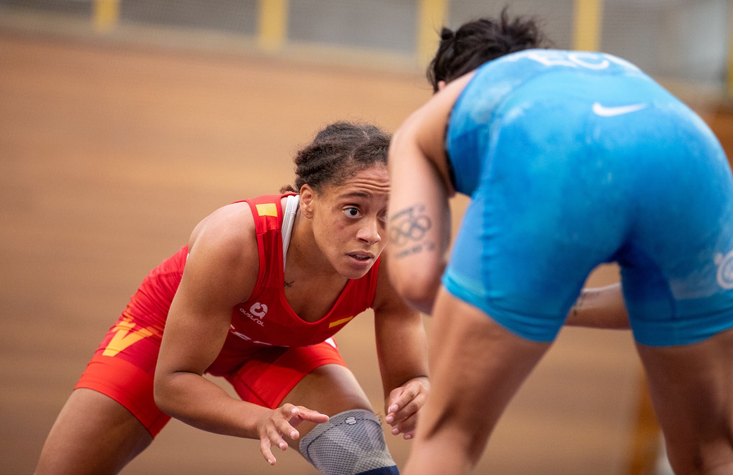 Vicky Báez, contra Luisa Valverde en la final del GP de España